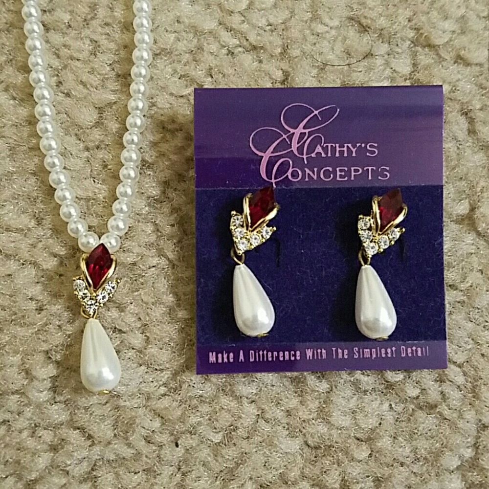 necklace and earings